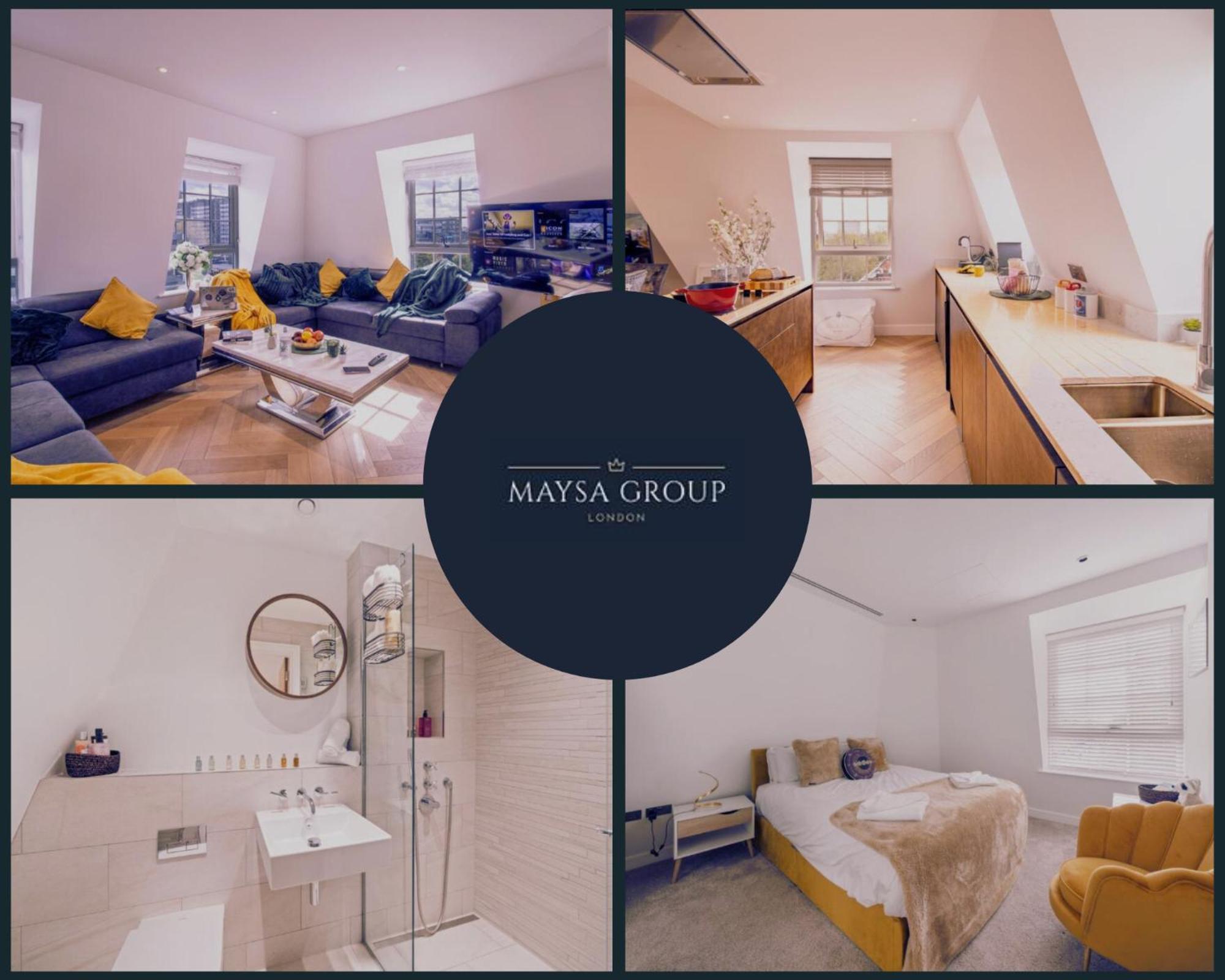 Elegant 3-Bedroom Penthouse In Marble Arch 70 London Ngoại thất bức ảnh